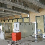 Materialschleuse, 4-Kammer-Personalschleuse mit Wassermanagement